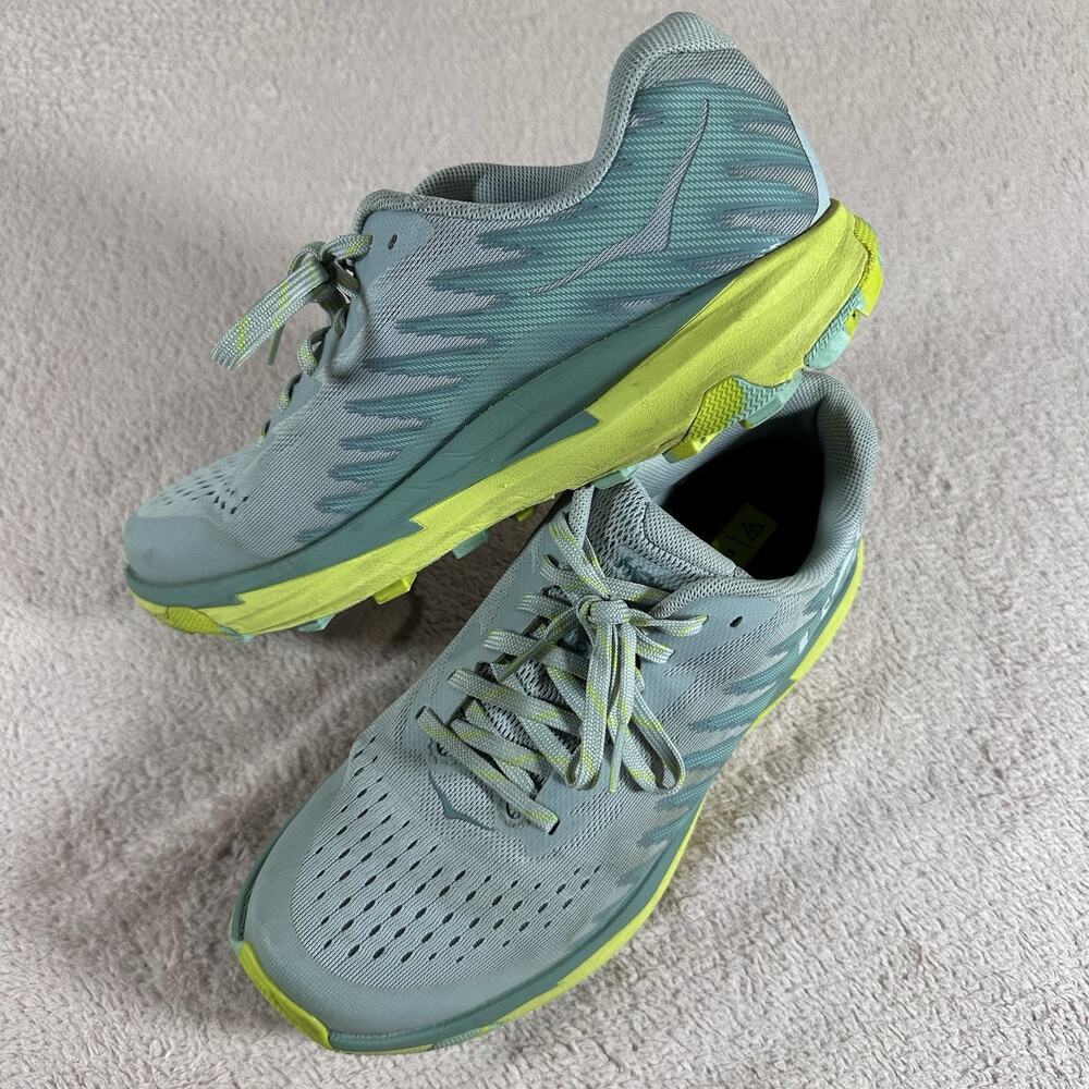 HOKA Torrent 3 Womens 9B Gray Trail Running Shoes Sneakers - Picture 3 of 7